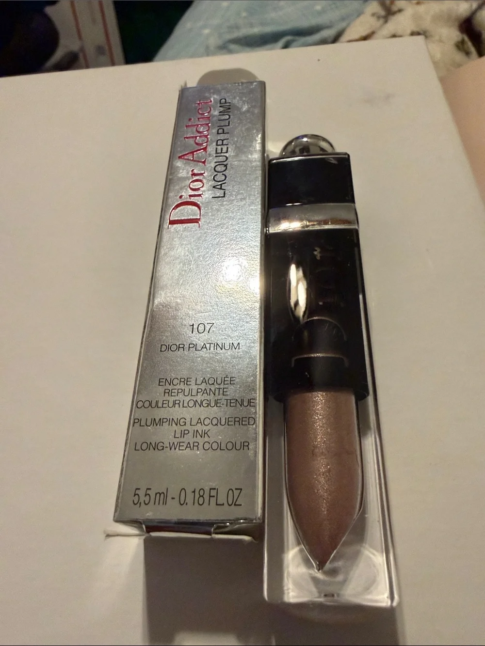 Dior Addict Lacquer Plump Lip Ink in Metallic Taupe